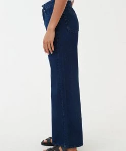 NEW ARRIVALS Afends Womens Gigi - Hemp Denim Flared Jeans - Original Rinse 8 NEW ARRIVALS Afends Womens Gigi - Hemp Denim Flared Jeans - Original Rinse