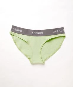 Afends Womens Molly - Hemp Bikini Briefs 3 Pack - Lime Green