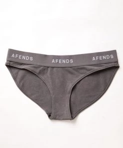 NEW ARRIVALS Afends Womens Molly - Hemp Bikini Briefs 3 Pack - Steel