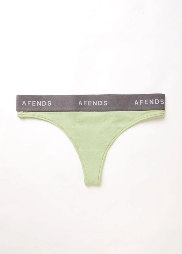 Afends Womens Molly - Hemp G-String Briefs 3 Pack - Lime Green 3 Afends Womens Molly - Hemp G-String Briefs 3 Pack - Lime Green
