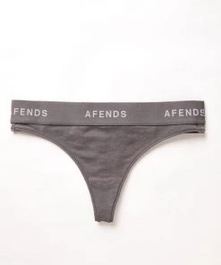 NEW ARRIVALS Afends Womens Molly - Hemp G-String Briefs 3 Pack - Steel 8 NEW ARRIVALS Afends Womens Molly - Hemp G-String Briefs 3 Pack - Steel