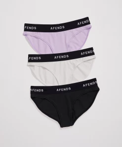 Afends Womens Molly - Hemp Bikini Briefs 3 Pack - Multi EVERYDAY ESSENTIALS