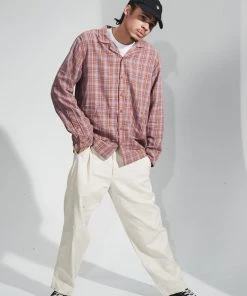 Afends Mens Chess Club - Hemp Relaxed Pants - Natural EVERYDAY ESSENTIALS