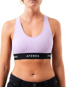 Afends Womens Molly - Hemp Sports Crop - Orchid
