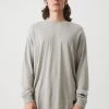 Afends Mens Essential - Hemp Retro Fit Long Sleeve Tee - Desert SALE