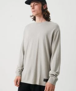Afends Mens Essential - Hemp Retro Fit Long Sleeve Tee - Desert SALE 8 Afends Mens Essential - Hemp Retro Fit Long Sleeve Tee - Desert SALE