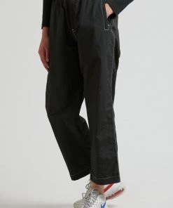 Afends Unisex Faded - Unisex Spray Pant - Black