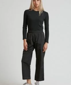 Afends Unisex Faded - Unisex Spray Pant - Black