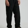Afends Unisex Faded - Unisex Spray Pant - Black