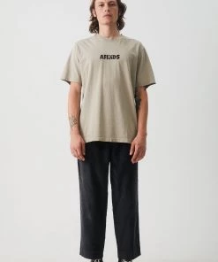 SALE Afends Mens Noise - Retro Fit Tee - Desert