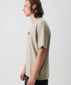 SALE Afends Mens Noise - Retro Fit Tee - Desert