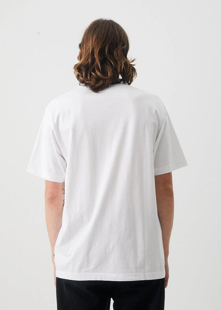 Afends Mens Noise - Retro Fit Tee - White 5 Afends Mens Noise - Retro Fit Tee - White