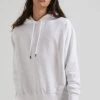 SALE Afends Unisex THC - Unisex Hemp Oversized Pull On Hood - White