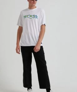 Afends Unisex Sleepy Hollow - Unisex Hemp Graphic T-Shirt - White 18 Afends Unisex Sleepy Hollow - Unisex Hemp Graphic T-Shirt - White