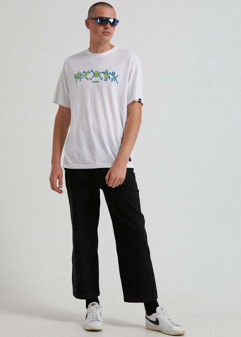 Afends Unisex Sleepy Hollow - Unisex Hemp Graphic T-Shirt - White 7 Afends Unisex Sleepy Hollow - Unisex Hemp Graphic T-Shirt - White