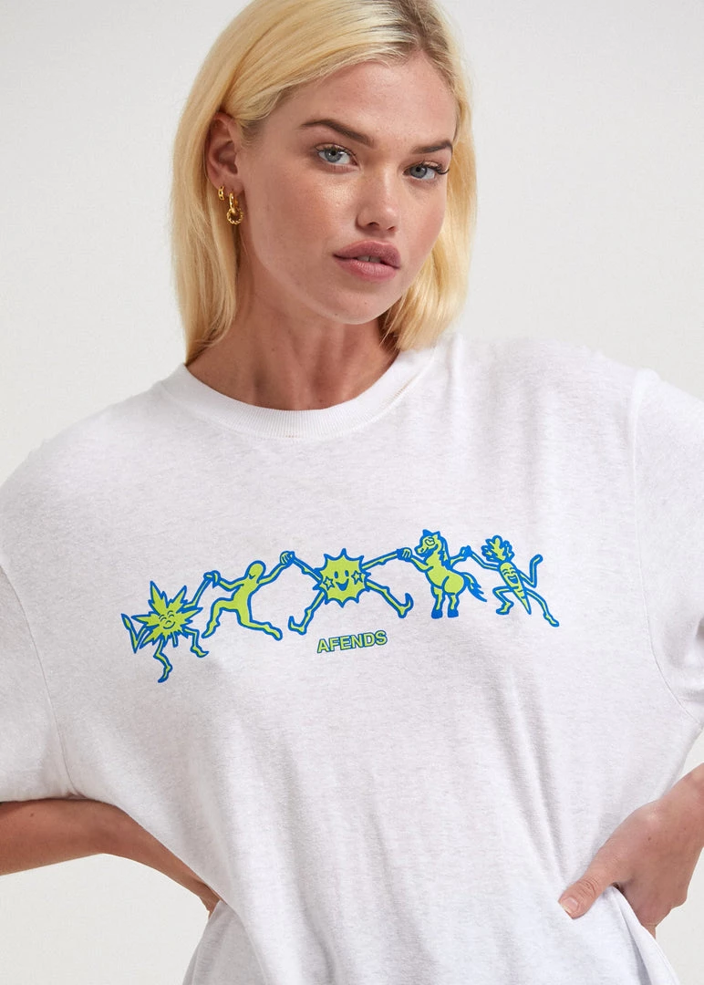 Afends Unisex Sleepy Hollow - Unisex Hemp Graphic T-Shirt - White 10 Afends Unisex Sleepy Hollow - Unisex Hemp Graphic T-Shirt - White