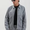 Afends Unisex Mass - Unisex Hemp Canvas Jacket - Shadow SALE