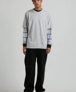 Afends Mens Transit - Recycled Retro Fit T-Shirt - Glacier Clothing