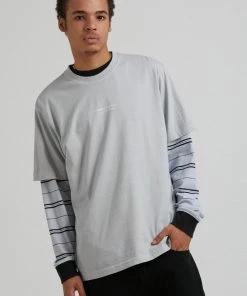Afends Mens Transit - Recycled Retro Fit T-Shirt - Glacier Clothing