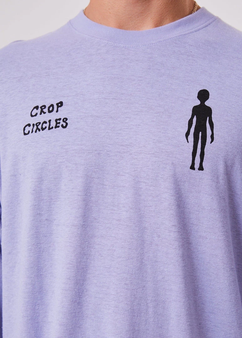 Afends Unisex Experiment - Unisex Hemp Long Sleeve Graphic T-Shirt - Violet Clothing 3 Afends Unisex Experiment - Unisex Hemp Long Sleeve Graphic T-Shirt - Violet Clothing