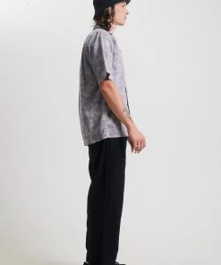 Afends Mens Cadet - Organic Short Sleeve Shirt - Camo