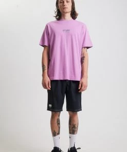 Afends Mens Maximum Ninety Eights - Organic Elastic Waist Shorts - Charcoal Clothing 9 Afends Mens Maximum Ninety Eights - Organic Elastic Waist Shorts - Charcoal Clothing