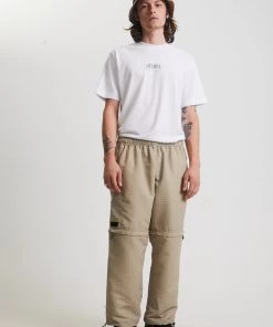 Afends Mens Checkmate - Recycled Zip Off Spray Pants - Beach Clothing