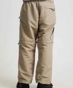 Afends Mens Checkmate - Recycled Zip Off Spray Pants - Beach Clothing