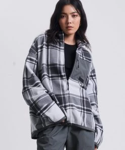 Afends Unisex Sybil - Unisex Recycled Zip Up Jumper - Jungle Green