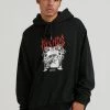 SALE Afends Mens Revolt - Hemp Hoodie - Black