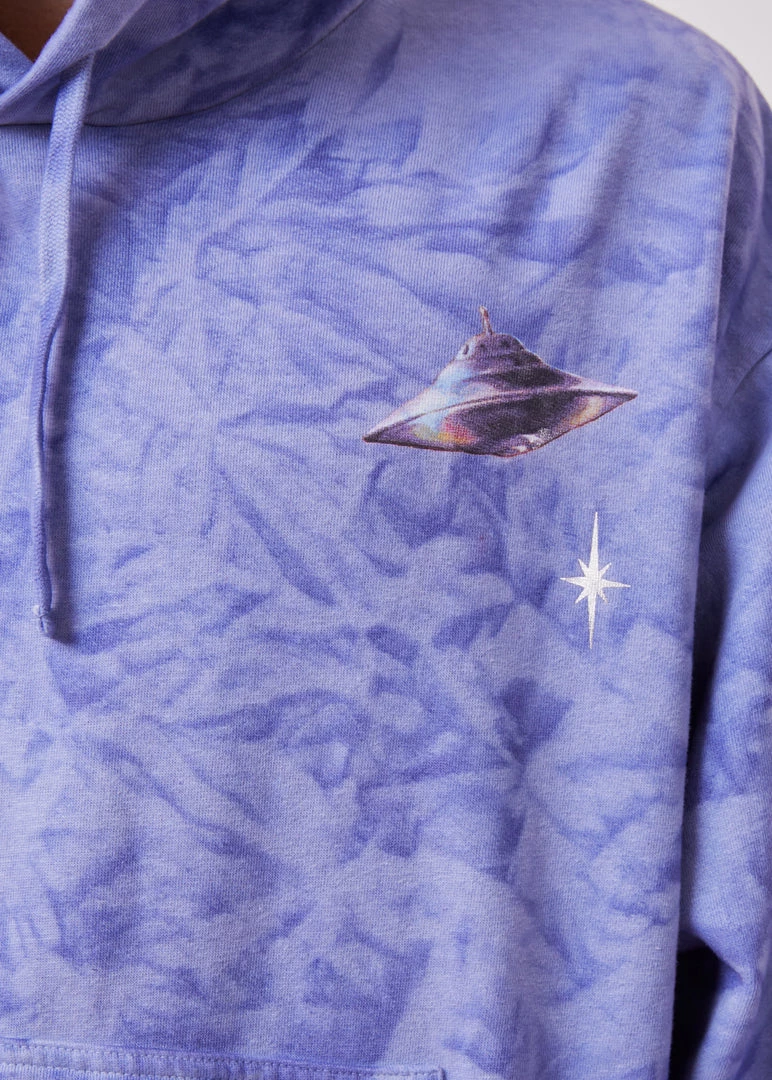 Clothing Afends Unisex Crop Circles - Unisex Hemp Hoodie - Violet Wash 3 Clothing Afends Unisex Crop Circles - Unisex Hemp Hoodie - Violet Wash