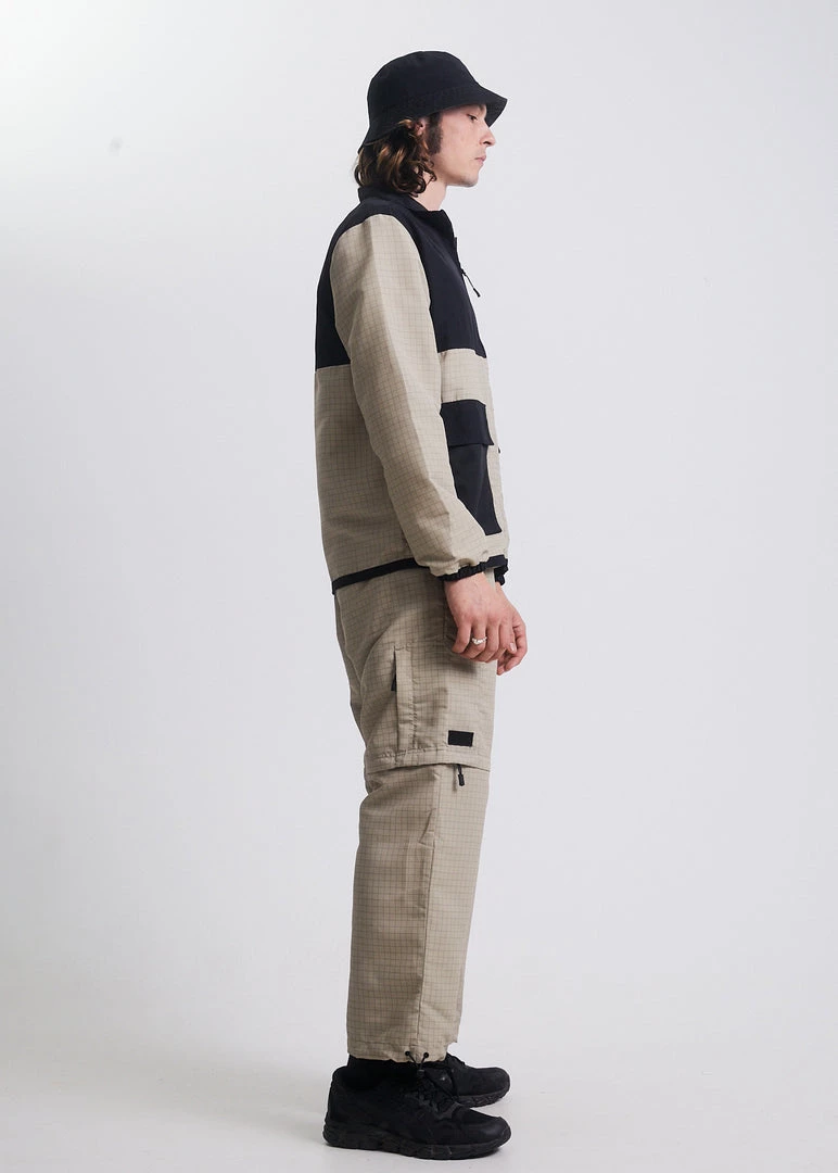 Clothing Afends Mens Checkmate - Recycled Check Spray Jacket - Multi 4 Clothing Afends Mens Checkmate - Recycled Check Spray Jacket - Multi