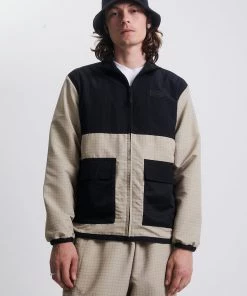 Clothing Afends Mens Checkmate - Recycled Check Spray Jacket - Multi