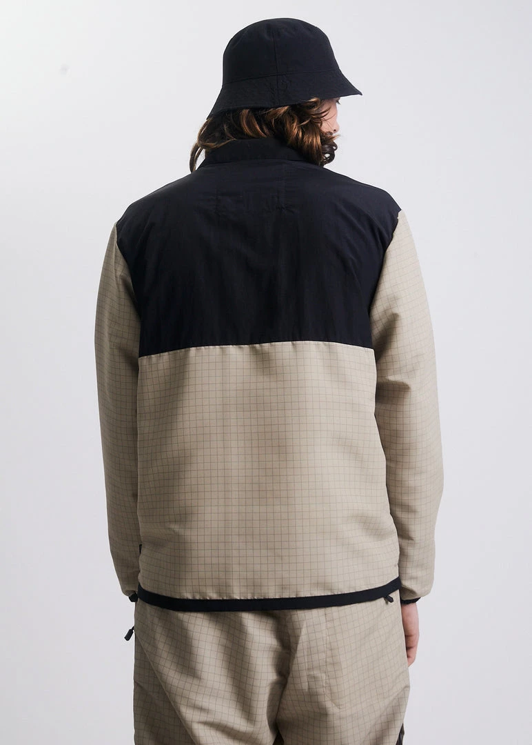 Clothing Afends Mens Checkmate - Recycled Check Spray Jacket - Multi 2 Clothing Afends Mens Checkmate - Recycled Check Spray Jacket - Multi