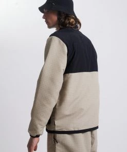 Clothing Afends Mens Checkmate - Recycled Check Spray Jacket - Multi 9 Clothing Afends Mens Checkmate - Recycled Check Spray Jacket - Multi