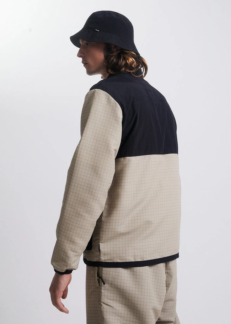 Clothing Afends Mens Checkmate - Recycled Check Spray Jacket - Multi 5 Clothing Afends Mens Checkmate - Recycled Check Spray Jacket - Multi
