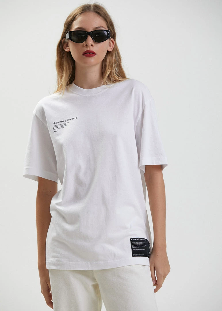 Afends Mens Reynolds - Unisex Organic Retro T-Shirt - White Clothing 2 Afends Mens Reynolds - Unisex Organic Retro T-Shirt - White Clothing