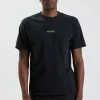 Afends Mens Misprint - Recycled Retro T-Shirt - Faded Black