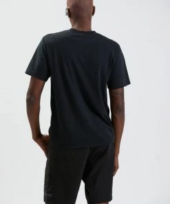 Afends Mens Misprint - Recycled Retro T-Shirt - Faded Black 7 Afends Mens Misprint - Recycled Retro T-Shirt - Faded Black