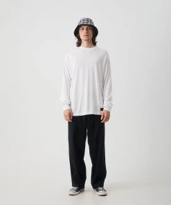 Afends Mens Essential - Hemp Retro Long Sleeve T-Shirt - White NEW ARRIVALS 11 Afends Mens Essential - Hemp Retro Long Sleeve T-Shirt - White NEW ARRIVALS