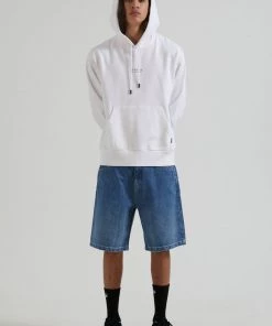 Afends Mens Lil C - Hemp Denim Baggy Shorts - Authentic Blue DENIM EDIT 7 Afends Mens Lil C - Hemp Denim Baggy Shorts - Authentic Blue DENIM EDIT