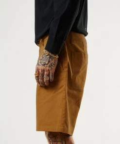 Afends Mens Ninety Twos - Recycled Fixed Waist Shorts - Chestnut Clothing 8 Afends Mens Ninety Twos - Recycled Fixed Waist Shorts - Chestnut Clothing
