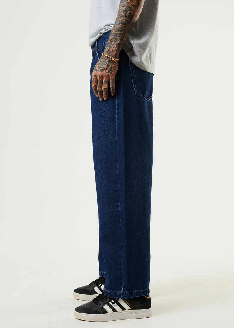 Afends Mens Pablo - Hemp Denim Baggy Fit Jean - Original Rinse DENIM EDIT 3 Afends Mens Pablo - Hemp Denim Baggy Fit Jean - Original Rinse DENIM EDIT