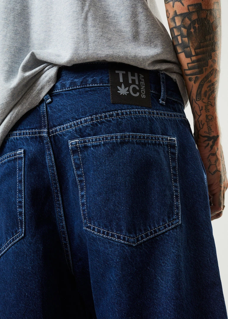 Afends Mens Pablo - Hemp Denim Baggy Fit Jean - Original Rinse DENIM EDIT 4 Afends Mens Pablo - Hemp Denim Baggy Fit Jean - Original Rinse DENIM EDIT