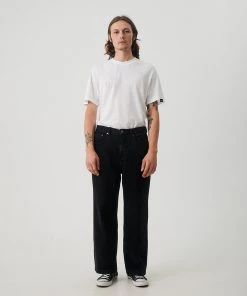 NEW ARRIVALS Afends Mens Pablo - Organic Denim Baggy Jeans - Washed Black 11 NEW ARRIVALS Afends Mens Pablo - Organic Denim Baggy Jeans - Washed Black