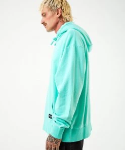 Afends Mens All Day - Hemp Hoodie - Mint