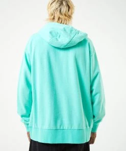 Afends Mens All Day - Hemp Hoodie - Mint