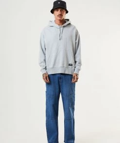 EVERYDAY ESSENTIALS Afends Mens All Day - Hemp Hoodie - Shadow Grey Marle 7 EVERYDAY ESSENTIALS Afends Mens All Day - Hemp Hoodie - Shadow Grey Marle