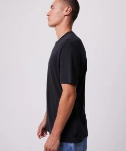 Afends Mens Walker - Hemp Retro T-Shirt - Faded Black
