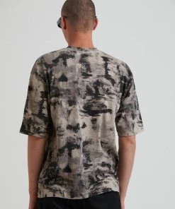 Afends Mens Smoke - Organic Weighted T-Shirt - Bone Clothing 8 Afends Mens Smoke - Organic Weighted T-Shirt - Bone Clothing